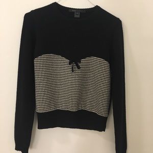 Marc Jacobs black and white plaid sweater